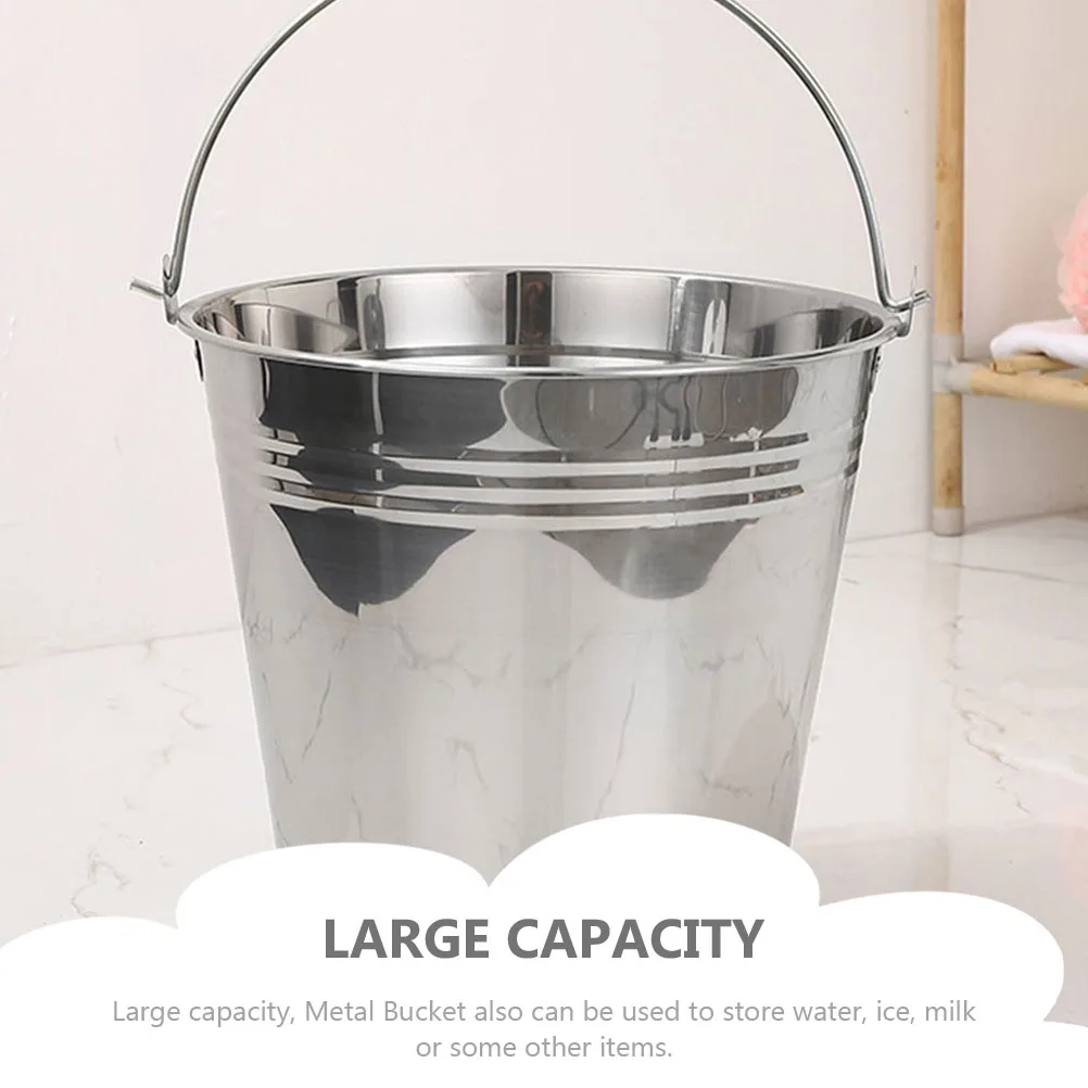 8L Stainless Steel Insulated Ice Bucket Wine Beer Champagne Cooler Bucket For Ktv Party Ice Cube Maker Water Bucket With Lid
8L Stainless Steel Insulated Ice Bucket Wine Beer Champagne Cooler Bucket For Ktv Party Ice Cube Maker Water Bucket With Lid