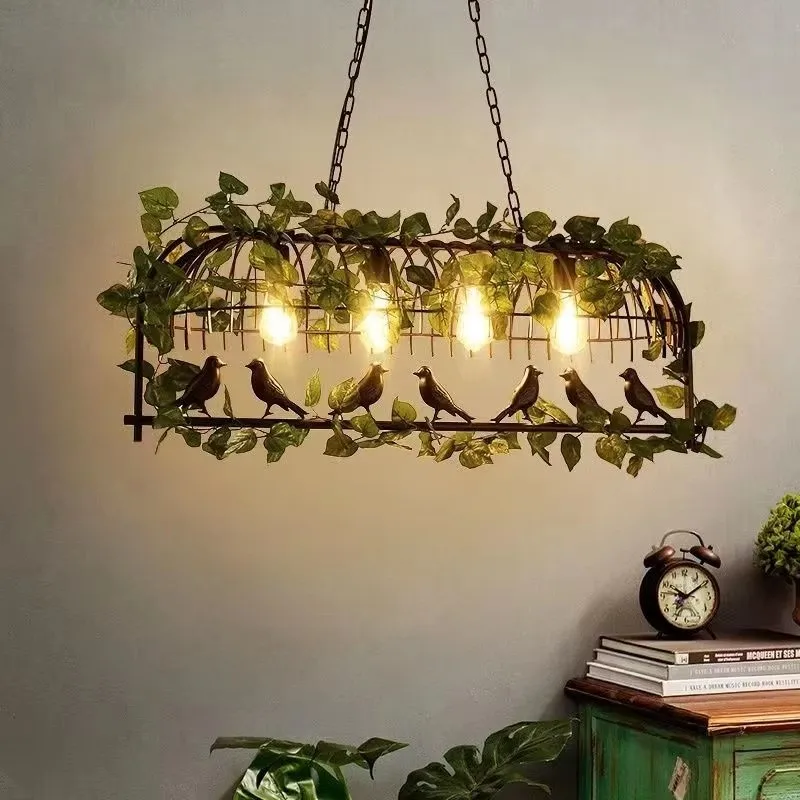 American Industrial Style Iron Art Retro Bird Cage Chandelier Hanging Plant Restaurant Chandelier Lighting Decorative Lights
American Industrial Style Iron Art Retro Bird Cage Chandelier Hanging Plant Restaurant Chandelier Lighting Decorative Lights