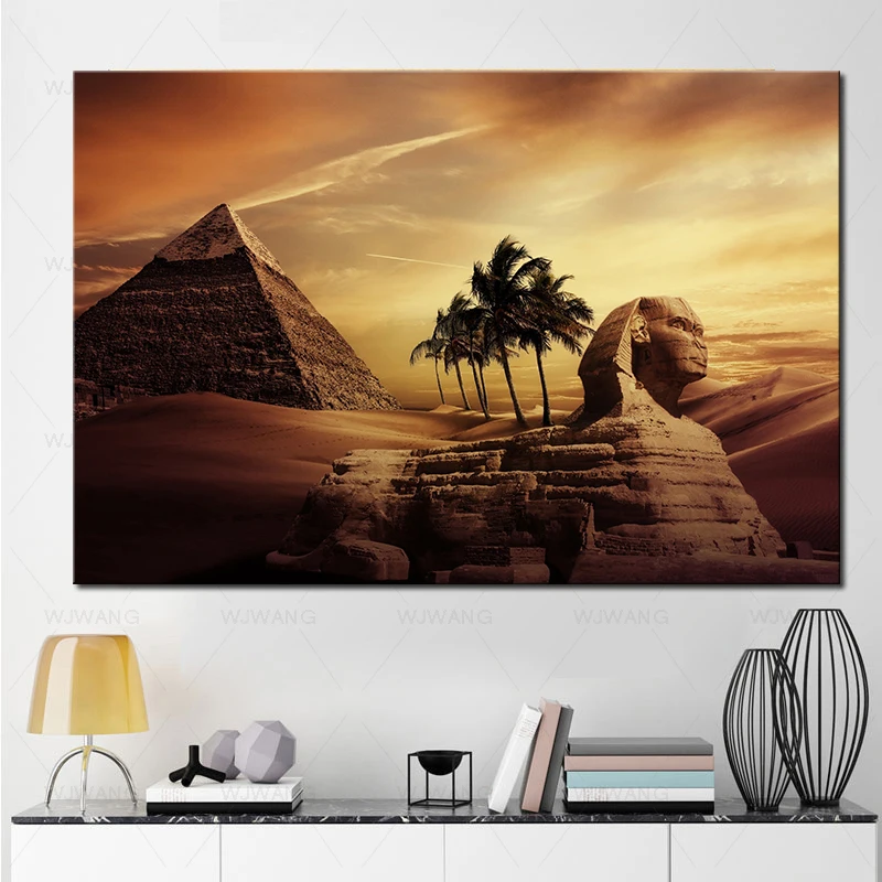 Egypt Pyramid Sphinx Posters Prints Wall Art Canvas Painting Landscape Poster Wall Picture Cuadros for Living Room Home Decor
Egypt Pyramid Sphinx Posters Prints Wall Art Canvas Painting Landscape Poster Wall Picture Cuadros for Living Room Home Decor