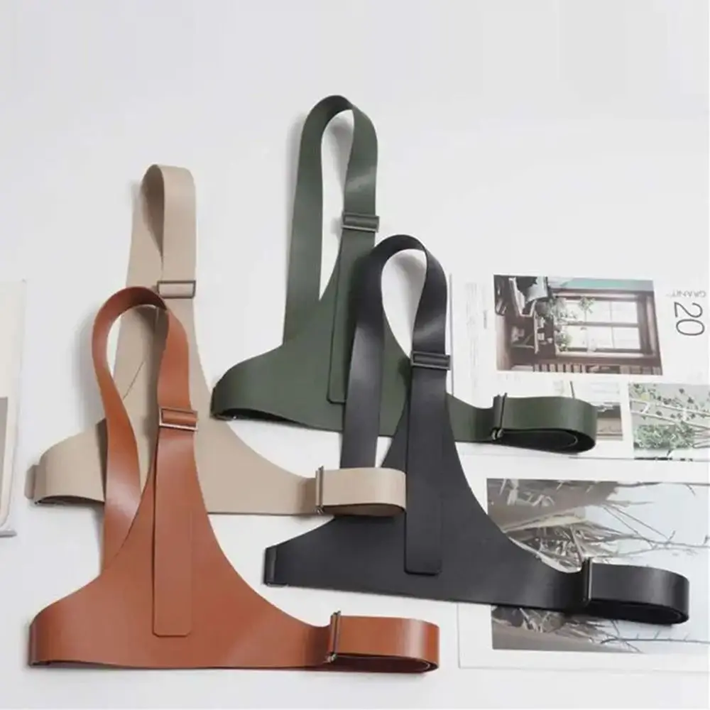 PU Leather One-shoulder Strap Belt Irregular Design Punk Dress Cummerbunds Adjustable Comfortable To Wear Women Waist Harness
PU Leather One-shoulder Strap Belt Irregular Design Punk Dress Cummerbunds Adjustable Comfortable To Wear Women Waist Harness