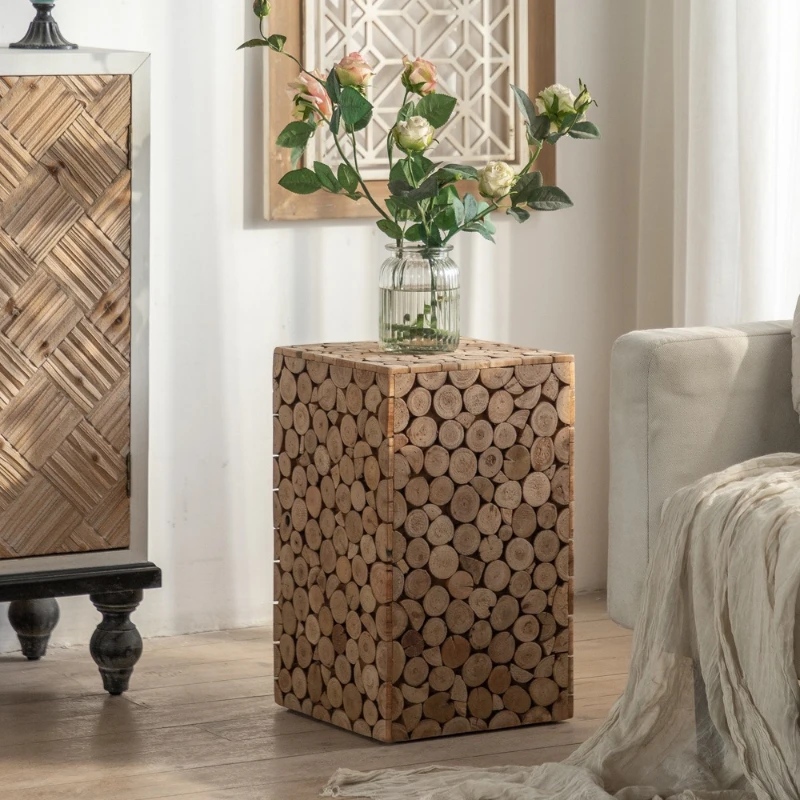 Solid wood sofa corner table household small coffee table leisure
Solid wood sofa corner table household small coffee table leisure