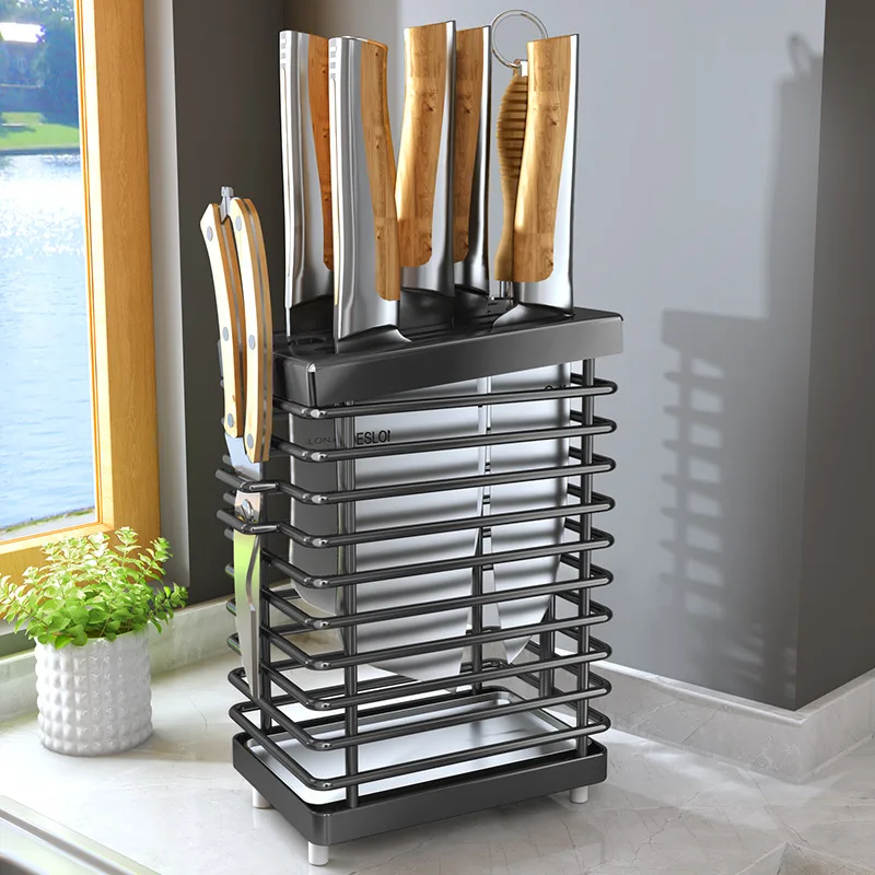 Silver Black Wall Mount Knife Holder Stainless Kitchen Knife Block Organizer Butcher Cleaver Japanese Knife Stand Accessories
Silver Black Wall Mount Knife Holder Stainless Kitchen Knife Block Organizer Butcher Cleaver Japanese Knife Stand Accessories