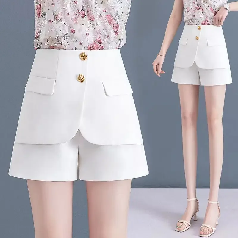 High Waist Shorts Women Solid Color Suit Short Pants Female Korean Office Lady Style Streetwear 2024 New Short Pants A79
High Waist Shorts Women Solid Color Suit Short Pants Female Korean Office Lady Style Streetwear 2024 New Short Pants A79