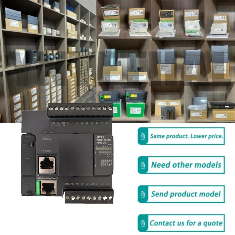 The Brand New Original TM221CE16R TMCR2TI2
The Brand New Original TM221CE16R TMCR2TI2
