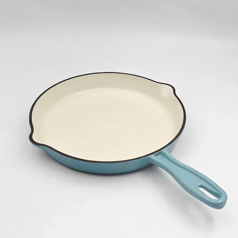 Enamel coated cast iron non-stick cookware, frying pan, small cast iron pan, convenient, practical and durable
Enamel coated cast iron non-stick cookware, frying pan, small cast iron pan, convenient, practical and durable