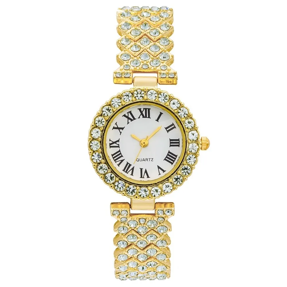 NEW Crystal-Encrusted Diamond Bracelet Watch Precise Elegant Wrist Watches Water Resistant Adjustable Quartz Watch Birthday Gift
NEW Crystal-Encrusted Diamond Bracelet Watch Precise Elegant Wrist Watches Water Resistant Adjustable Quartz Watch Birthday Gift