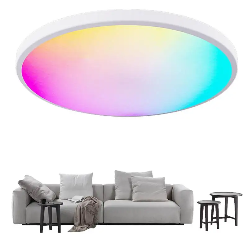 LED Ceiling Light Dimmable Lamp 4 Modes LED Light Fixture 3000k-6500k Flush Ceiling Lamp Kitchen Lighting For Home Shops Offices
LED Ceiling Light Dimmable Lamp 4 Modes LED Light Fixture 3000k-6500k Flush Ceiling Lamp Kitchen Lighting For Home Shops Offices