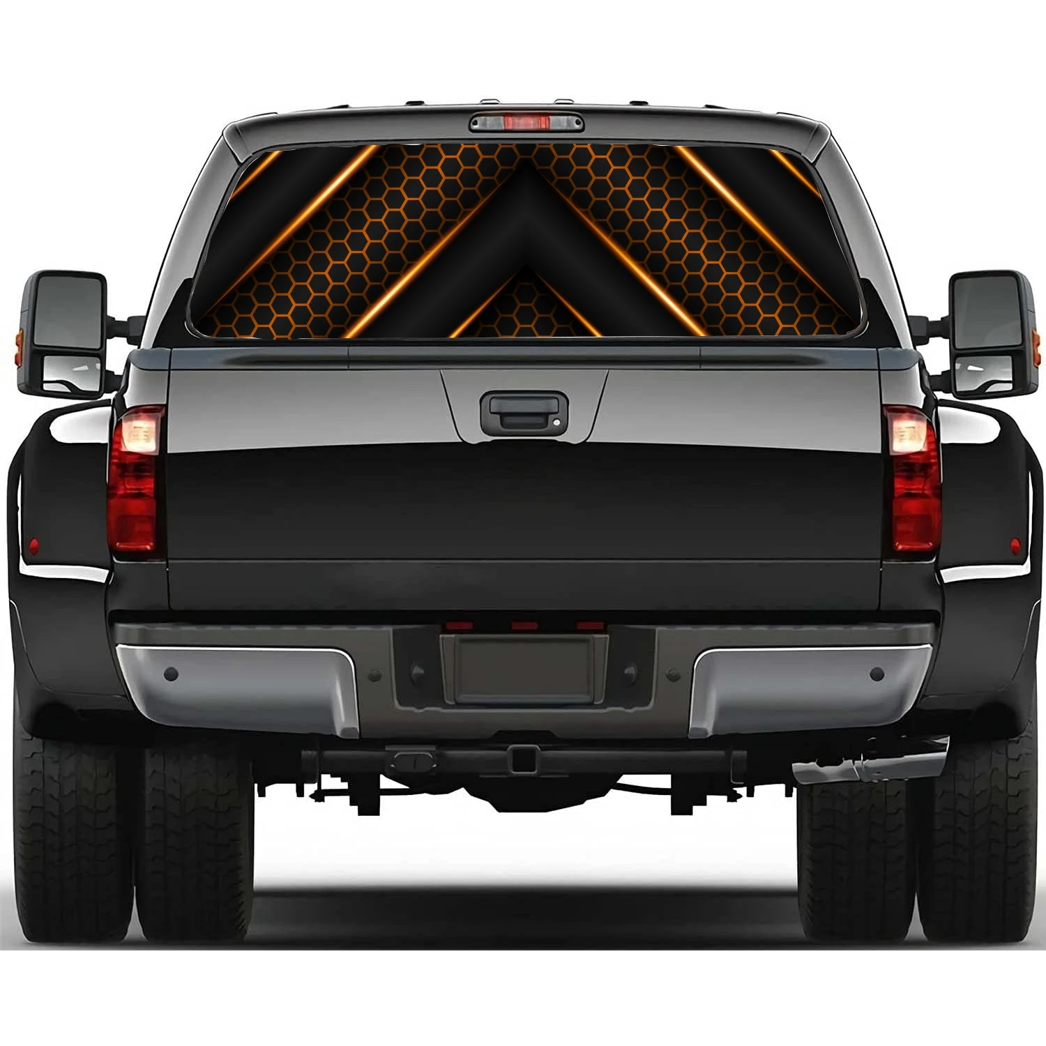 Hexagon Luxury Design Car Rear Window Decal Fit Pickup,Truck,Car Universal See Through Perforated Back Window Vinyl Sticker
Hexagon Luxury Design Car Rear Window Decal Fit Pickup,Truck,Car Universal See Through Perforated Back Window Vinyl Sticker
