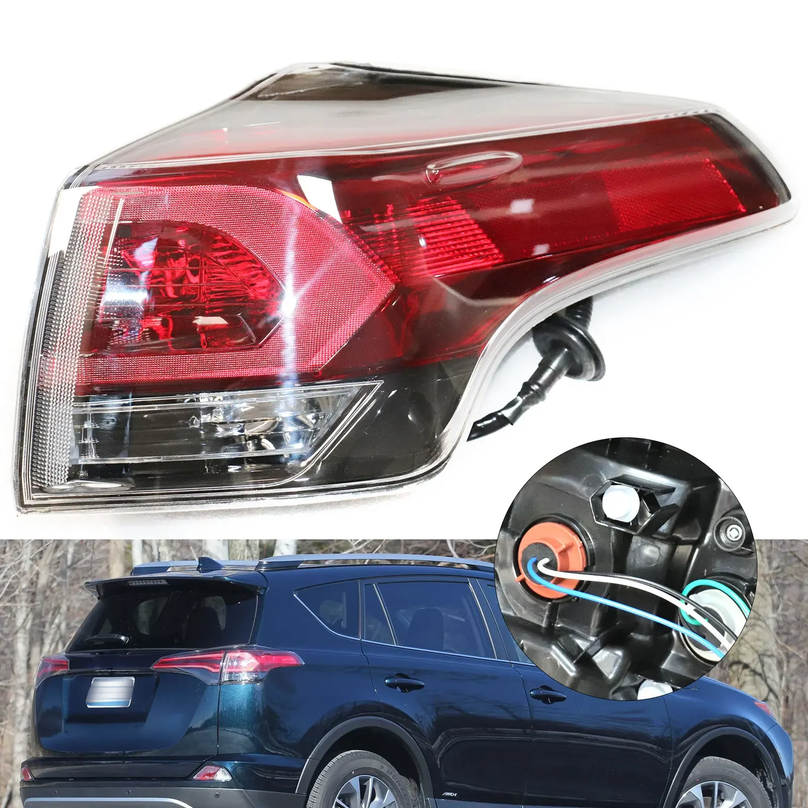 Автомобильный внешний задний фонарь для TOYOTA RAV4 2016 2017 2018, аксессуары для тормозных противотуманных фар, автомобильные предупреждающие ходовые огни
Автомобильный внешний задний фонарь для TOYOTA RAV4 2016 2017 2018, аксессуары для тормозных противотуманных фар, автомобильные предупреждающие ходовые огни