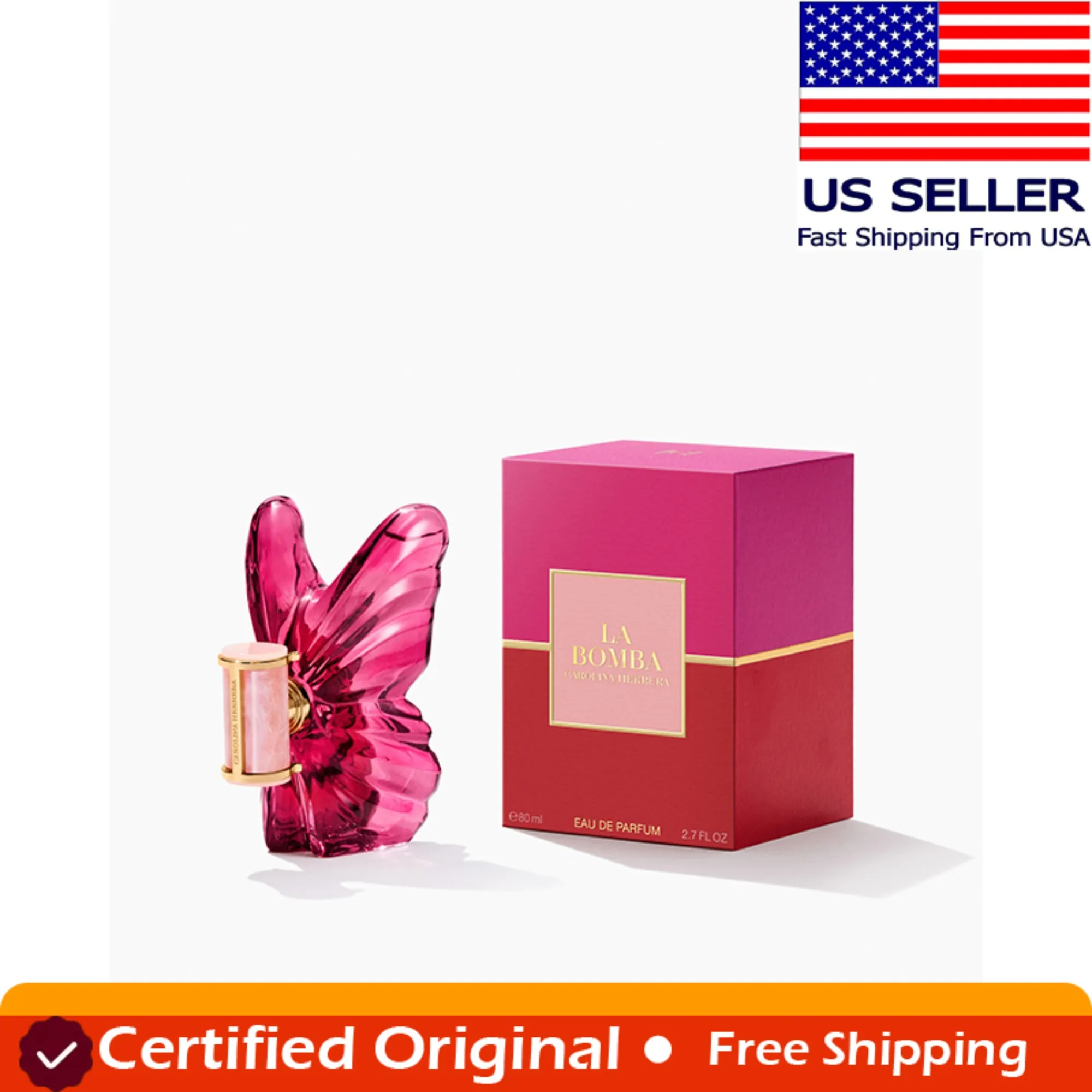 Carolina Herrera La Bomba Eau De Parfum 50ml Arabian Women's Perfume Long Lasting Fragrance Cologne Portable Pheromone Natural
Carolina Herrera La Bomba Eau De Parfum 50ml Arabian Women's Perfume Long Lasting Fragrance Cologne Portable Pheromone Natural