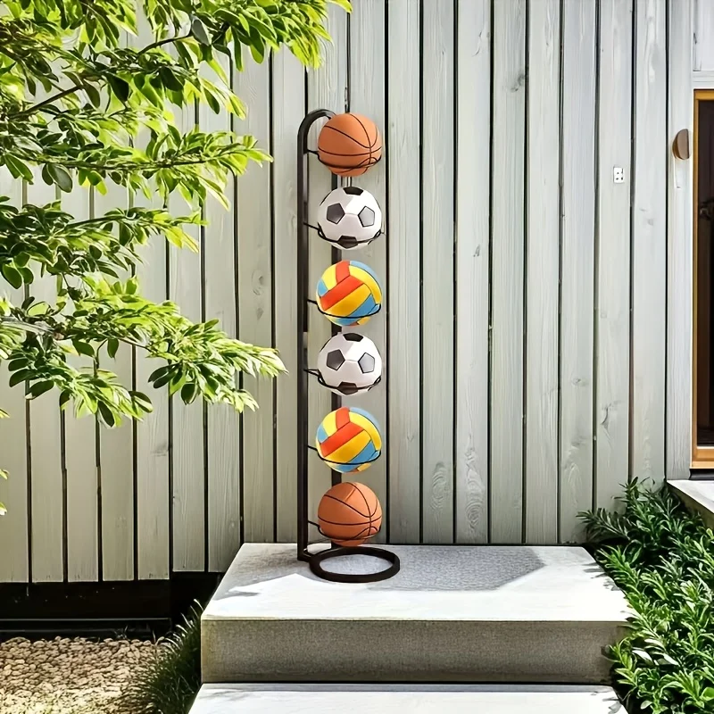 Stand Portable Outdoor Ball Rack for Ball Stand Holder 6 Layers Football Basketball Indoor Storage Rack Multi-Purpose Metal
Stand Portable Outdoor Ball Rack for Ball Stand Holder 6 Layers Football Basketball Indoor Storage Rack Multi-Purpose Metal