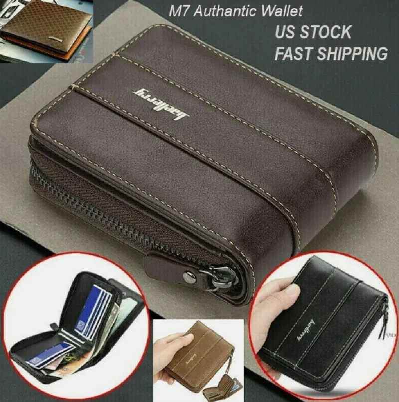 Leather Men’s Wallet Luxury Mens Purse Male Zipper Card Holders with Coin Pocket Rfid Wallets Gifts for Men Money Bag 2024
Leather Men’s Wallet Luxury Mens Purse Male Zipper Card Holders with Coin Pocket Rfid Wallets Gifts for Men Money Bag 2024