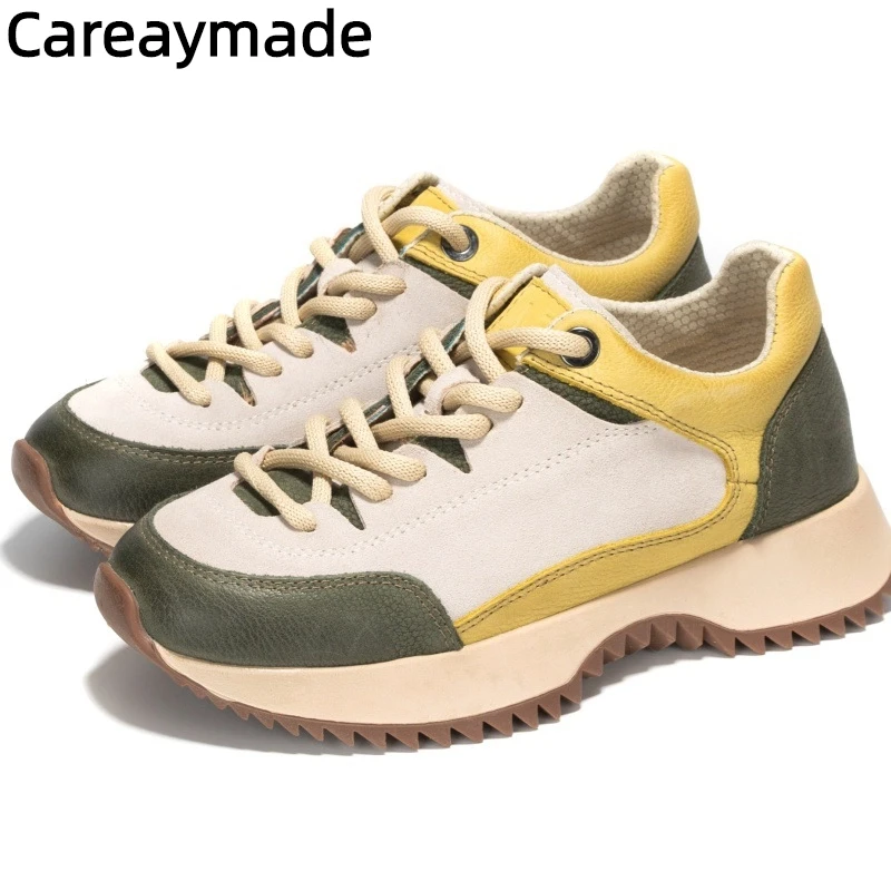 Careaymade-женская обувь ручной работы из натуральной яловой кожи, немецкие тренировочные туфли Mostorest Gump, спортивная обувь для папы на толстой подошве для отдыха
Careaymade-женская обувь ручной работы из натуральной яловой кожи, немецкие тренировочные туфли Mostorest Gump, спортивная обувь для папы на толстой подошве для отдыха