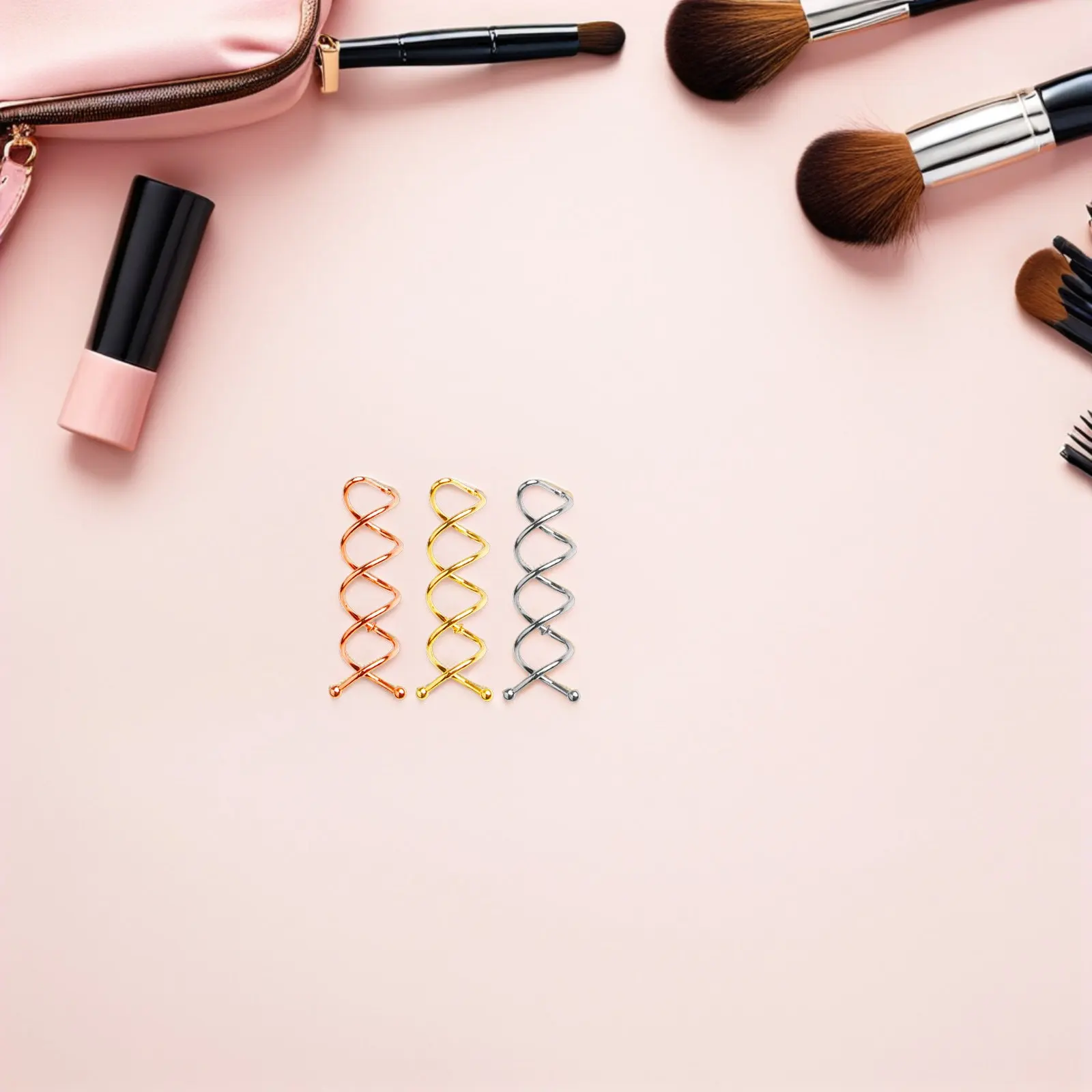 40Pcs Spiral Hairpins Metal Spiral Bun Clips Rounded Tip Hair Twist Pins Lightweight Portable Hair Styling Clips for Women
40Pcs Spiral Hairpins Metal Spiral Bun Clips Rounded Tip Hair Twist Pins Lightweight Portable Hair Styling Clips for Women