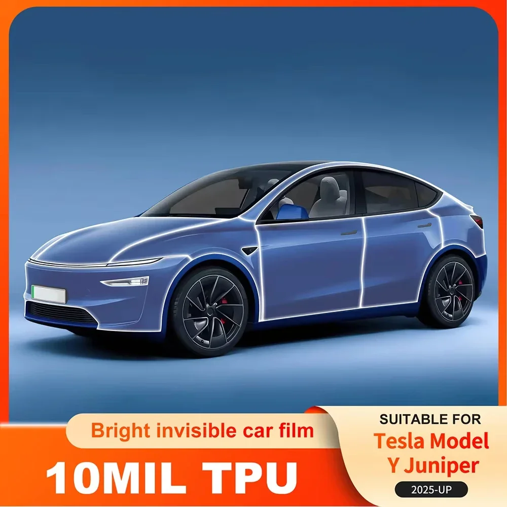 Transparent TPU Paint Protection Film For Tesla Model Y Juniper 2025 2026 Car Body Clear Gloss Wrap Scratch Resistant Car Cover
Transparent TPU Paint Protection Film For Tesla Model Y Juniper 2025 2026 Car Body Clear Gloss Wrap Scratch Resistant Car Cover