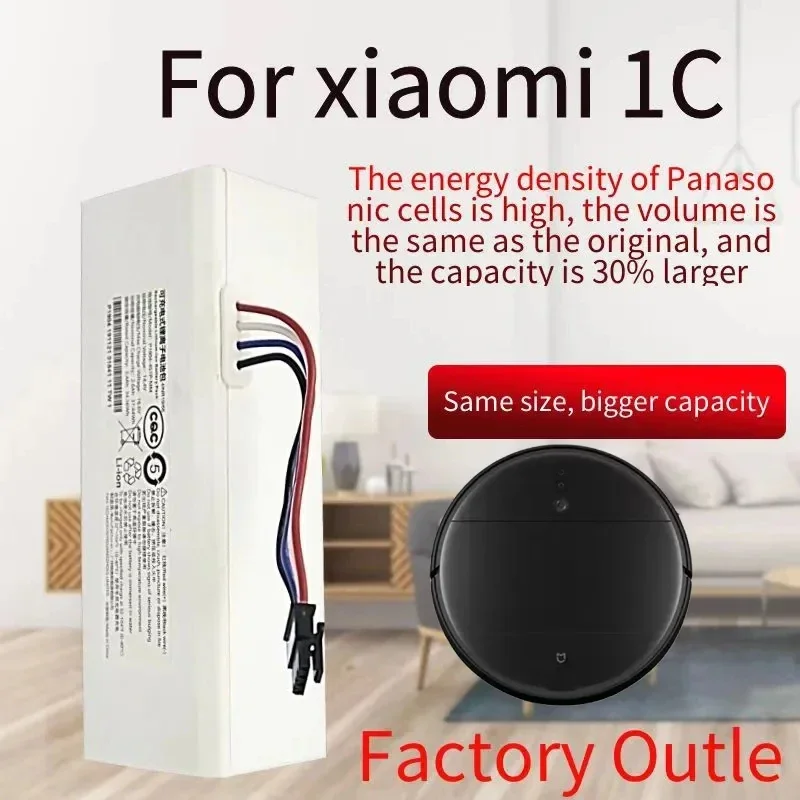 Original Robot Battery 1C P1904-4S1P-MM for Xiaomi Mijia Mi Vacuum Cleaner Sweeping Mopping Robot Replacement Battery
Original Robot Battery 1C P1904-4S1P-MM for Xiaomi Mijia Mi Vacuum Cleaner Sweeping Mopping Robot Replacement Battery