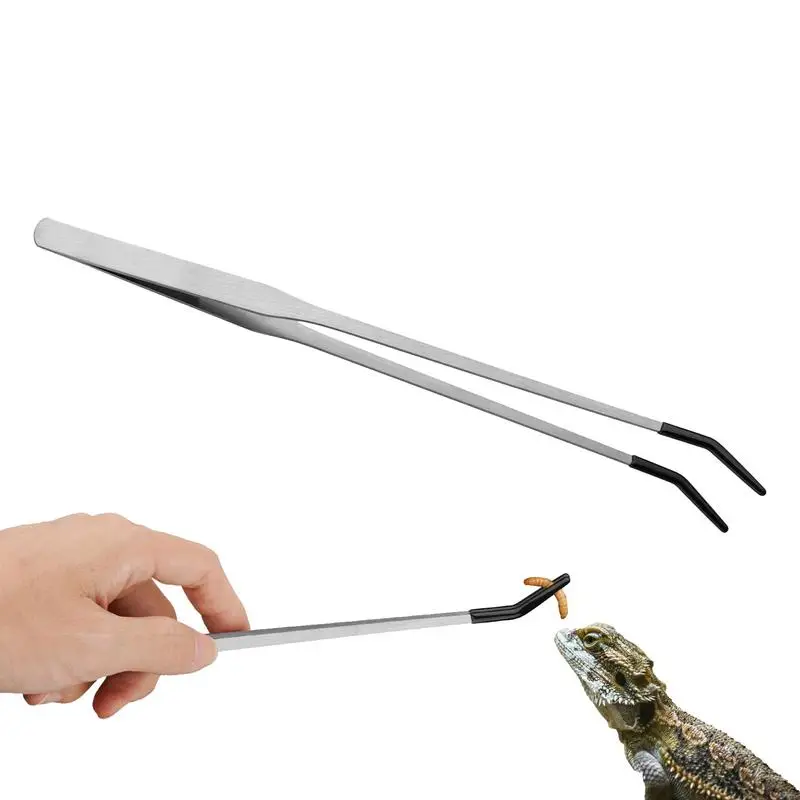 Extra Long Reptile Feeding Tongs Tank Pet Feeder Tool With Rubber Tip 10.6 Inches Stainless Steel Bearded Dragon Tank
Extra Long Reptile Feeding Tongs Tank Pet Feeder Tool With Rubber Tip 10.6 Inches Stainless Steel Bearded Dragon Tank