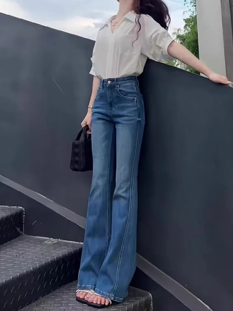 Retro Blue Bell Bot Jeans Women's American Hot Girl New 2026 Spring Small Size Not Legging Straight Leg Denim Jeans
Retro Blue Bell Bot Jeans Women's American Hot Girl New 2026 Spring Small Size Not Legging Straight Leg Denim Jeans