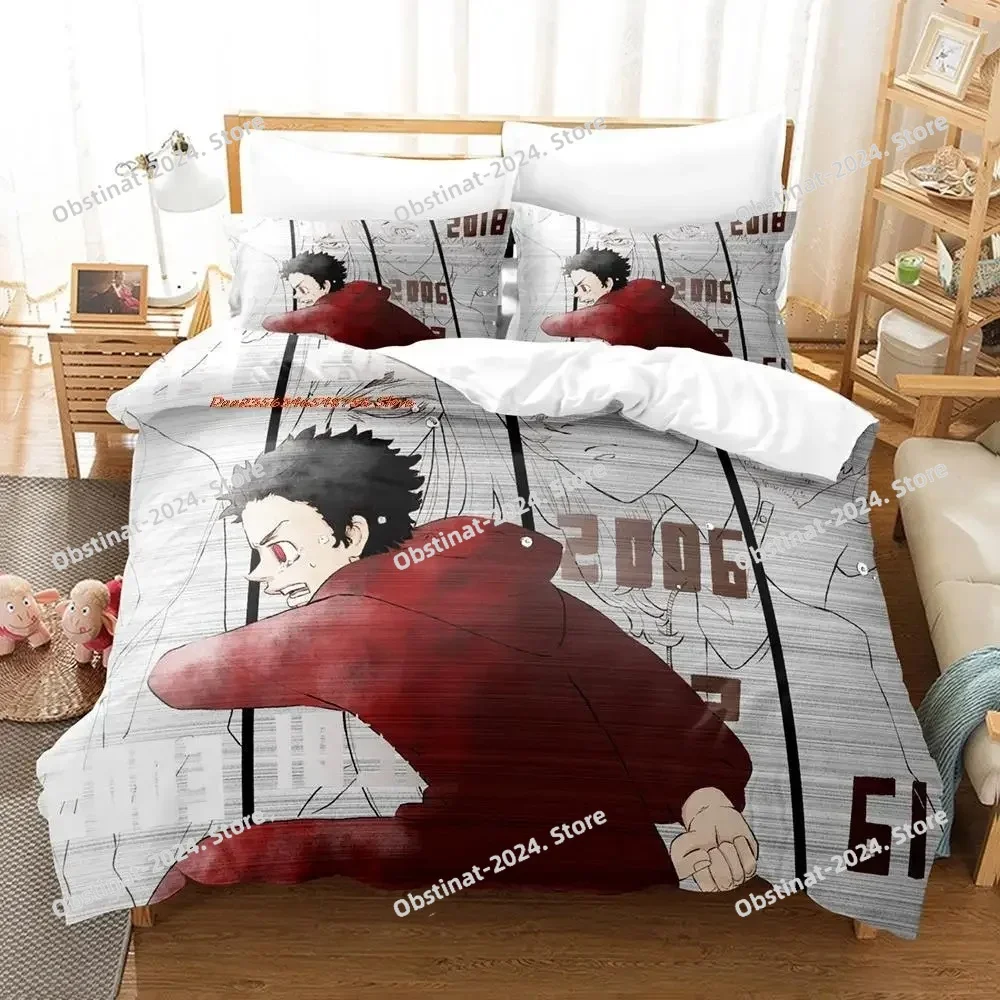 New Anime Tokyo Revengers Bedding Set Printed Duvet Cover Pillowcase Single Double Style Queen King Size Sets
New Anime Tokyo Revengers Bedding Set Printed Duvet Cover Pillowcase Single Double Style Queen King Size Sets