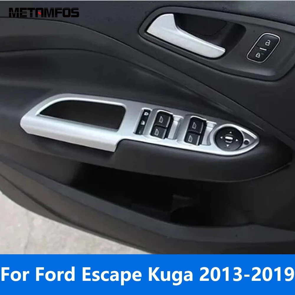 For Ford Escape Kuga 2013-2018 2019 Matte Window Lift Switch Cover Trim Inside Armrest Frame Interior Accessories Car Styling
For Ford Escape Kuga 2013-2018 2019 Matte Window Lift Switch Cover Trim Inside Armrest Frame Interior Accessories Car Styling