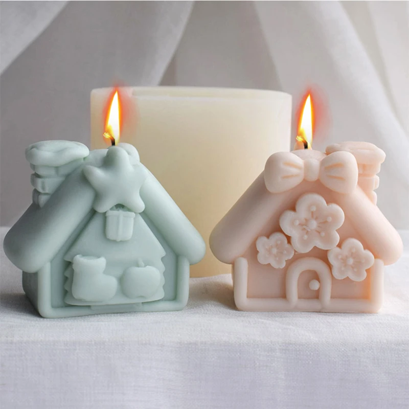 Bowknot House Silicone Candle Mold 3D Flower Building Soap Resin Plaster Mould Chocolate Ice Cube Making Tool Home Decor Gifts
Bowknot House Silicone Candle Mold 3D Flower Building Soap Resin Plaster Mould Chocolate Ice Cube Making Tool Home Decor Gifts