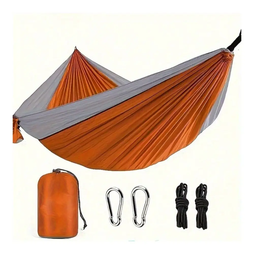 Lightweight Nylon Hammock, Suitable For Camping Travel, Easy To Assemble, Great For Yard, Beach, Hiking And Outdoor Adventure
Lightweight Nylon Hammock, Suitable For Camping Travel, Easy To Assemble, Great For Yard, Beach, Hiking And Outdoor Adventure