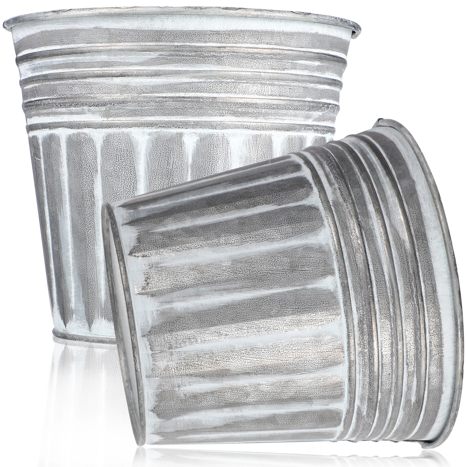 2Pcs Vintage Flowerpot Rustic Metal Planter Galvanized Iron Bucket Small Garden Plant Holder Storage Container
2Pcs Vintage Flowerpot Rustic Metal Planter Galvanized Iron Bucket Small Garden Plant Holder Storage Container