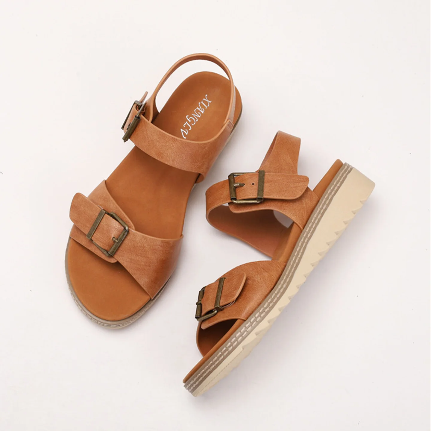 New Women's Summer Thick Soled Sandals Open-Toed Fashion Sandals New Design Hollowed-Out Retro Comfortable Outdoor Roman Shoes
New Women's Summer Thick Soled Sandals Open-Toed Fashion Sandals New Design Hollowed-Out Retro Comfortable Outdoor Roman Shoes