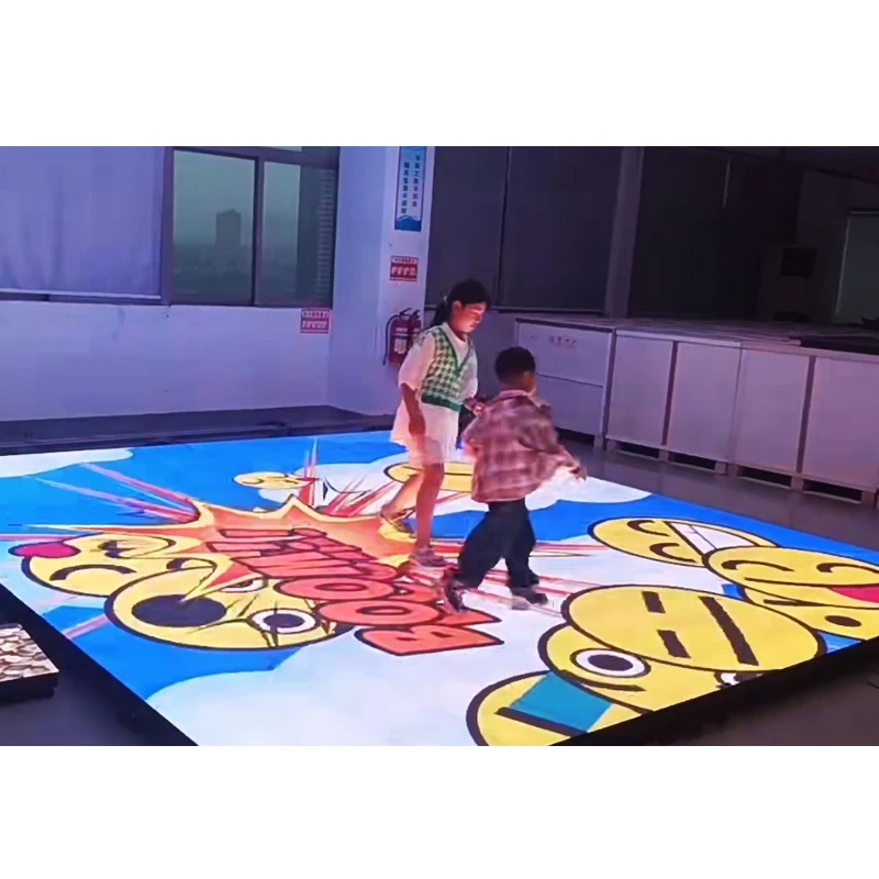Customized Interactive Floor LED Dance Display Screen P3 91 Indoor Interactive Dance Floor ScreenHigh Refresh RateHeavy-dutyFoot
Customized Interactive Floor LED Dance Display Screen P3 91 Indoor Interactive Dance Floor ScreenHigh Refresh RateHeavy-dutyFoot