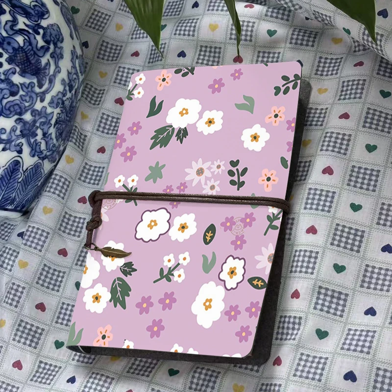 Cute Pastel Purple Floral PU Leather Journal A6 White Flower Print Hardcover for Girls Students School Office Travel Gift
Cute Pastel Purple Floral PU Leather Journal A6 White Flower Print Hardcover for Girls Students School Office Travel Gift