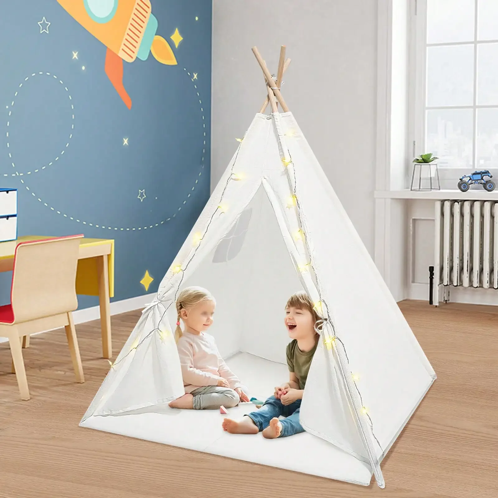 Детский игровой домик из хлопка и льна, дерева, белый современный напольный домик, легкая сборка, 3 м, легкая веревка для детей 1–12 лет, девочек и мальчиков
Детский игровой домик из хлопка и льна, дерева, белый современный напольный домик, легкая сборка, 3 м, легкая веревка для детей 1–12 лет, девочек и мальчиков