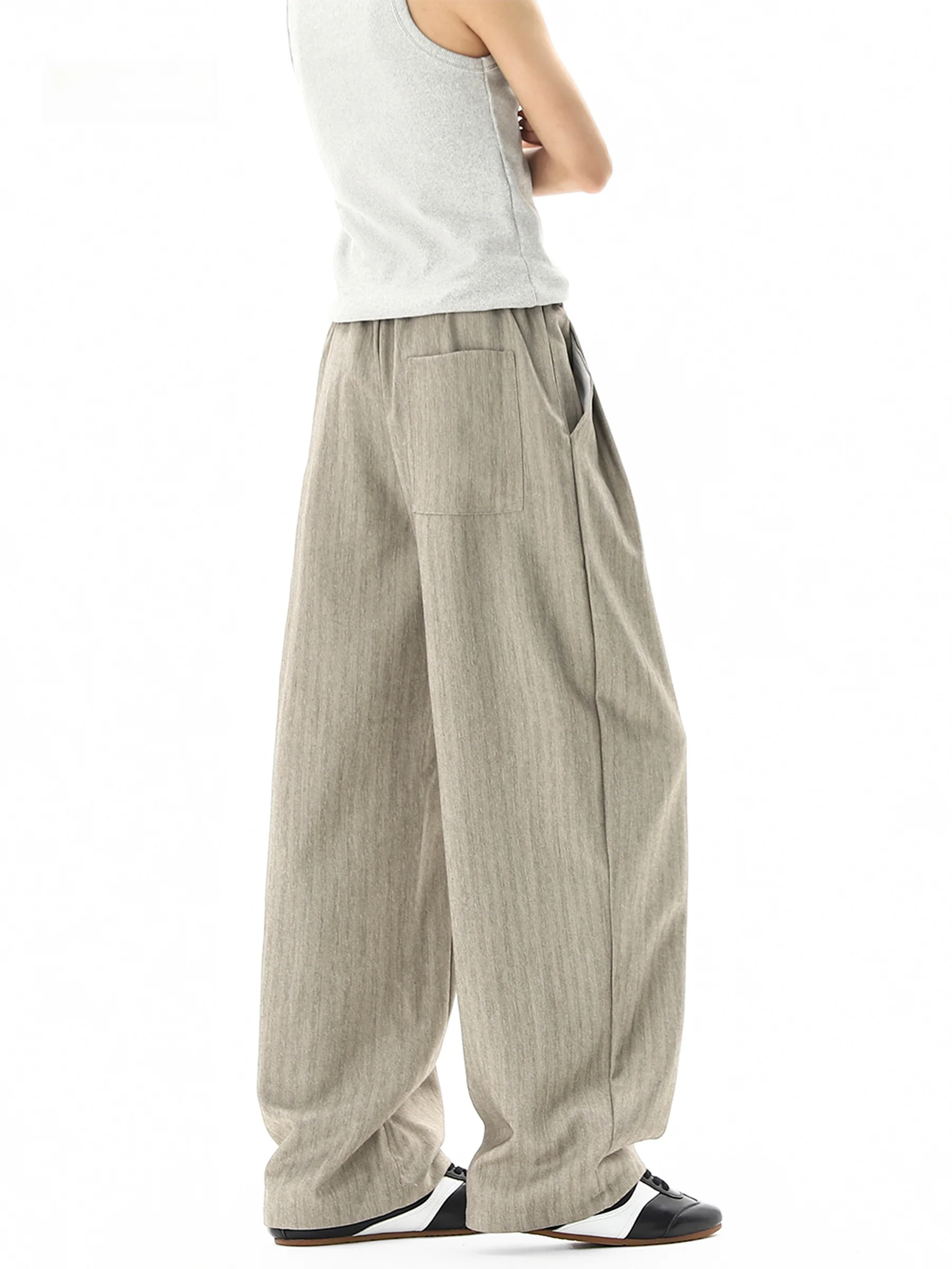 Casual Striped Drapey Wide Leg Pants Loose Lightweight Slimming Men's Summer Oats Color Block Pants Female Loose Fit Trousers
Casual Striped Drapey Wide Leg Pants Loose Lightweight Slimming Men's Summer Oats Color Block Pants Female Loose Fit Trousers