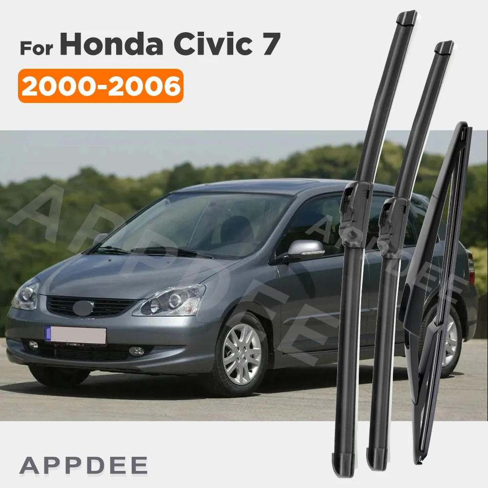 APPDEE Wiper For Honda Civic 7 2000-2006 2001 2002 2003 2004 2005 Wiper Front & Rear Wiper Blades Windscreen 24"+14"+12"
APPDEE Wiper For Honda Civic 7 2000-2006 2001 2002 2003 2004 2005 Wiper Front & Rear Wiper Blades Windscreen 24"+14"+12"