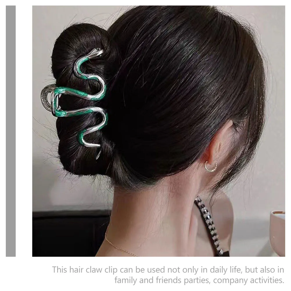 2Pcs Silver Snake Claw Clips for Women Long Hair Accessories Elegant Stylish Daily Party Use Bright Colors Design Hair Jaw
2Pcs Silver Snake Claw Clips for Women Long Hair Accessories Elegant Stylish Daily Party Use Bright Colors Design Hair Jaw