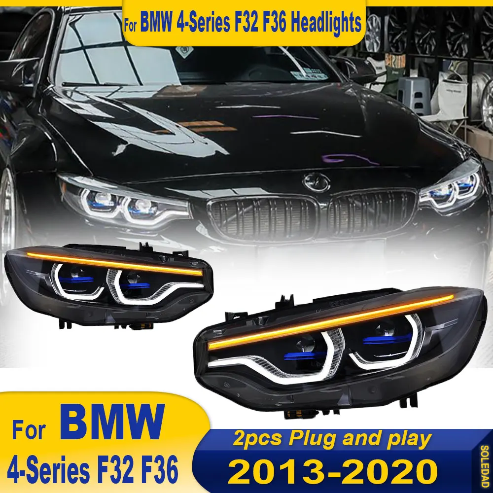 LED Headlight Light Assemblies For BMW 4 Series F32 F36 F82 2013-2020 Auto headlamp Fog DRL Brake Turn Signal Lamp Plug and Play
LED Headlight Light Assemblies For BMW 4 Series F32 F36 F82 2013-2020 Auto headlamp Fog DRL Brake Turn Signal Lamp Plug and Play
