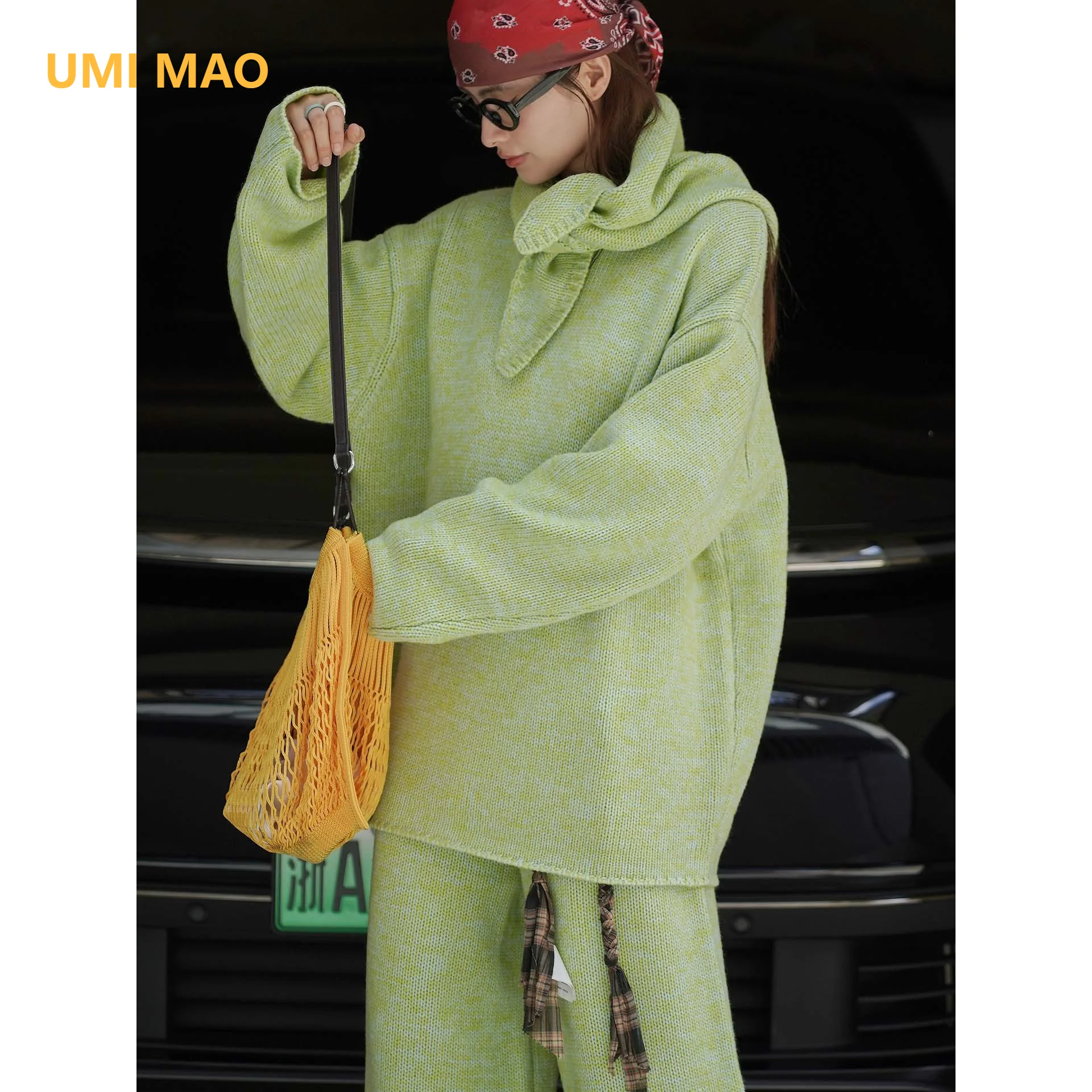 UMI MAO Top Autumn Winter New Korean Style Fashionable Loose Shawl Plain Drop Shoulder Sweater Soft Skin-Friendly Women's Top
UMI MAO Top Autumn Winter New Korean Style Fashionable Loose Shawl Plain Drop Shoulder Sweater Soft Skin-Friendly Women's Top