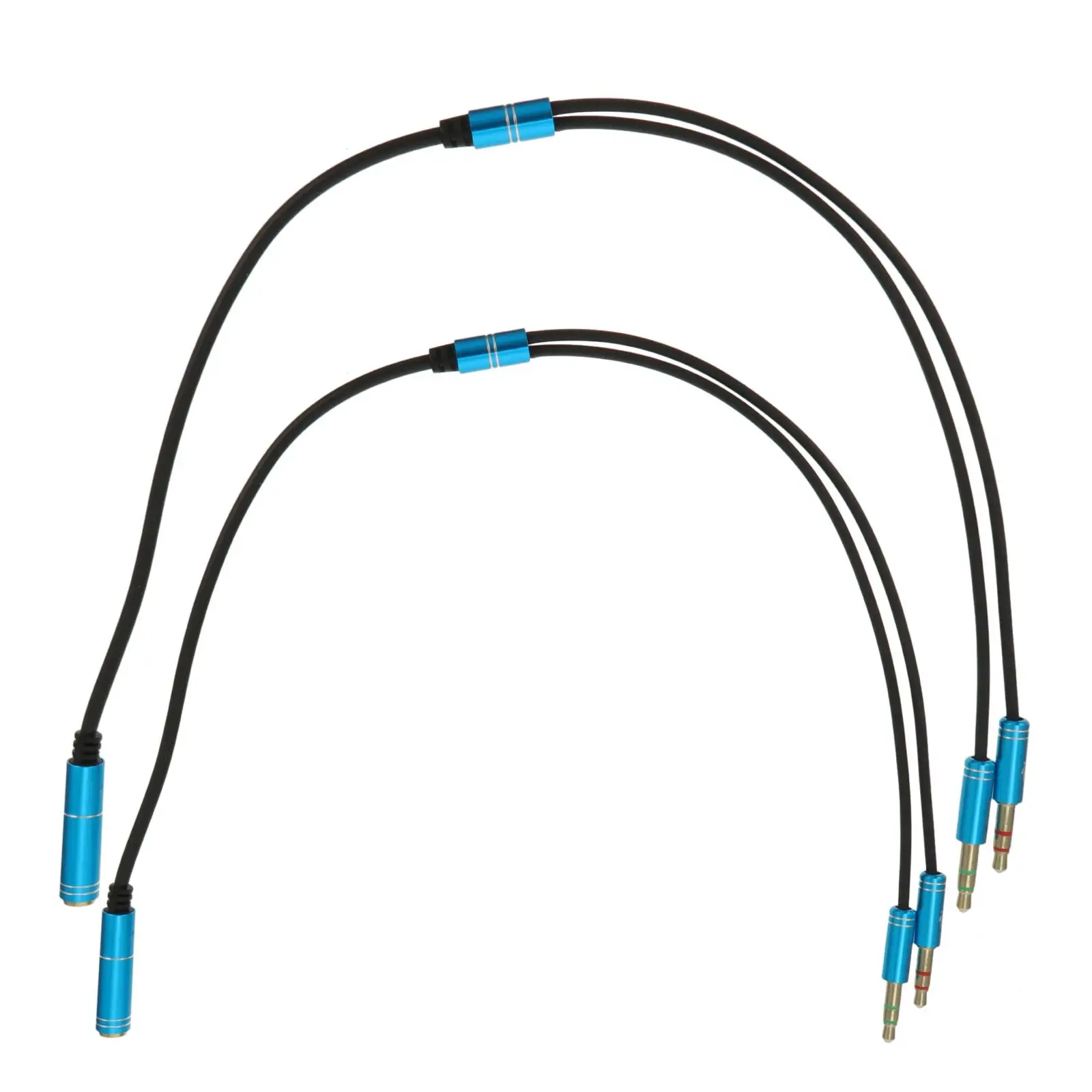 2 Pcs Audio Line Splitter Cable Earphone Jack Adapter Y Microphone Headphones Aluminum Shell Oxygen Free Copper Wire Plated
2 Pcs Audio Line Splitter Cable Earphone Jack Adapter Y Microphone Headphones Aluminum Shell Oxygen Free Copper Wire Plated