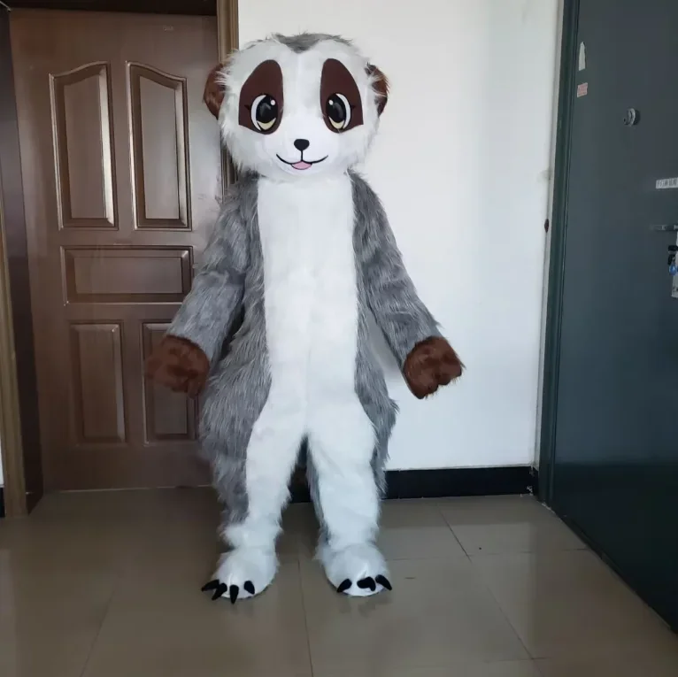 Grey White Raccoon Mascot Costume Adults Advertising Cartoon Walking Doll Clothes Halloween Christmas Suits
Grey White Raccoon Mascot Costume Adults Advertising Cartoon Walking Doll Clothes Halloween Christmas Suits
