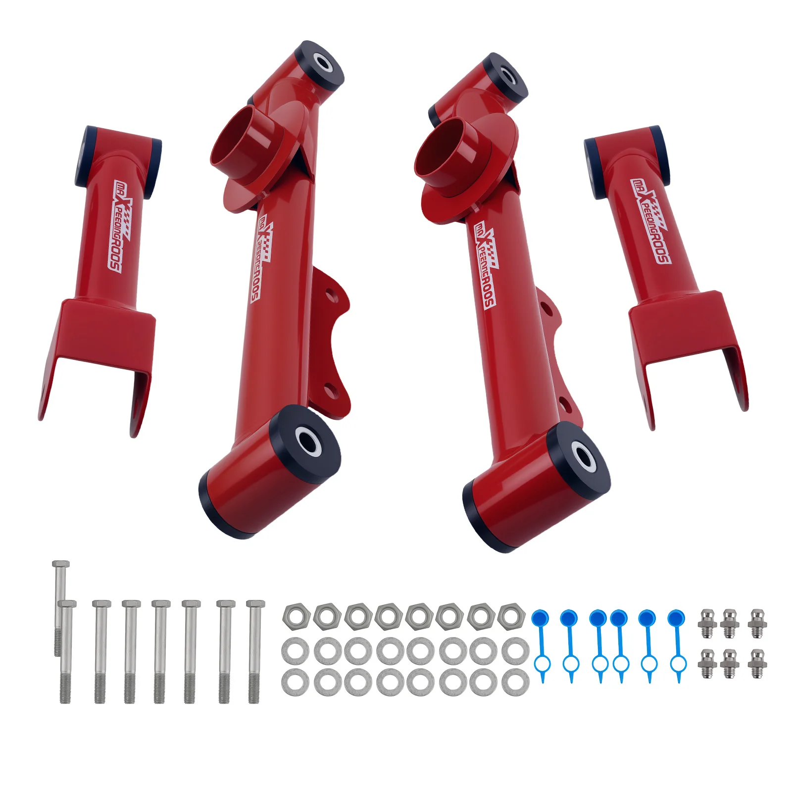 Upper & Lower Tubular Rear Control Arms w/ Hardware For Ford Mustang 1979-2004
Upper & Lower Tubular Rear Control Arms w/ Hardware For Ford Mustang 1979-2004