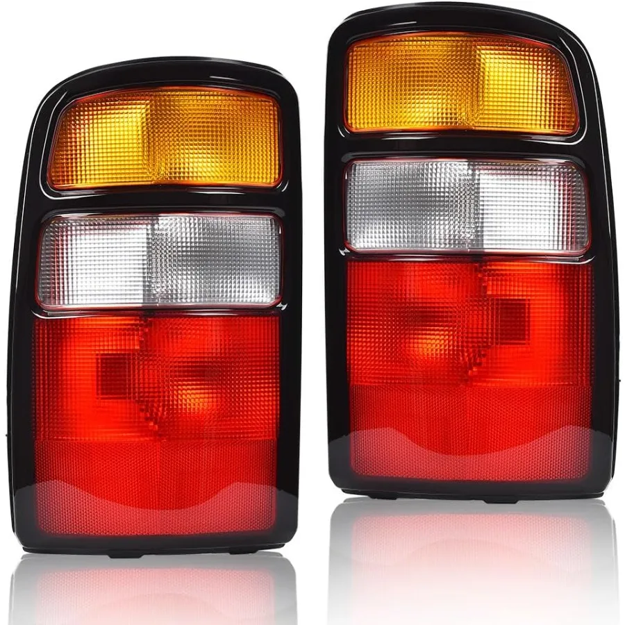 Задние фонари, совместимые с Chevy Suburban 1500 2500 Tahoe 20002006, подходят для GMC Yukon 20002006, задние стоп-сигналы в сборе с лампочками
Задние фонари, совместимые с Chevy Suburban 1500 2500 Tahoe 20002006, подходят для GMC Yukon 20002006, задние стоп-сигналы в сборе с лампочками
