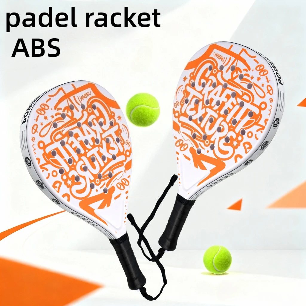 Beginner padel racket made of ABS material, lightweight with strong rebound, entry-level friendly paddle tennis racket
Beginner padel racket made of ABS material, lightweight with strong rebound, entry-level friendly paddle tennis racket