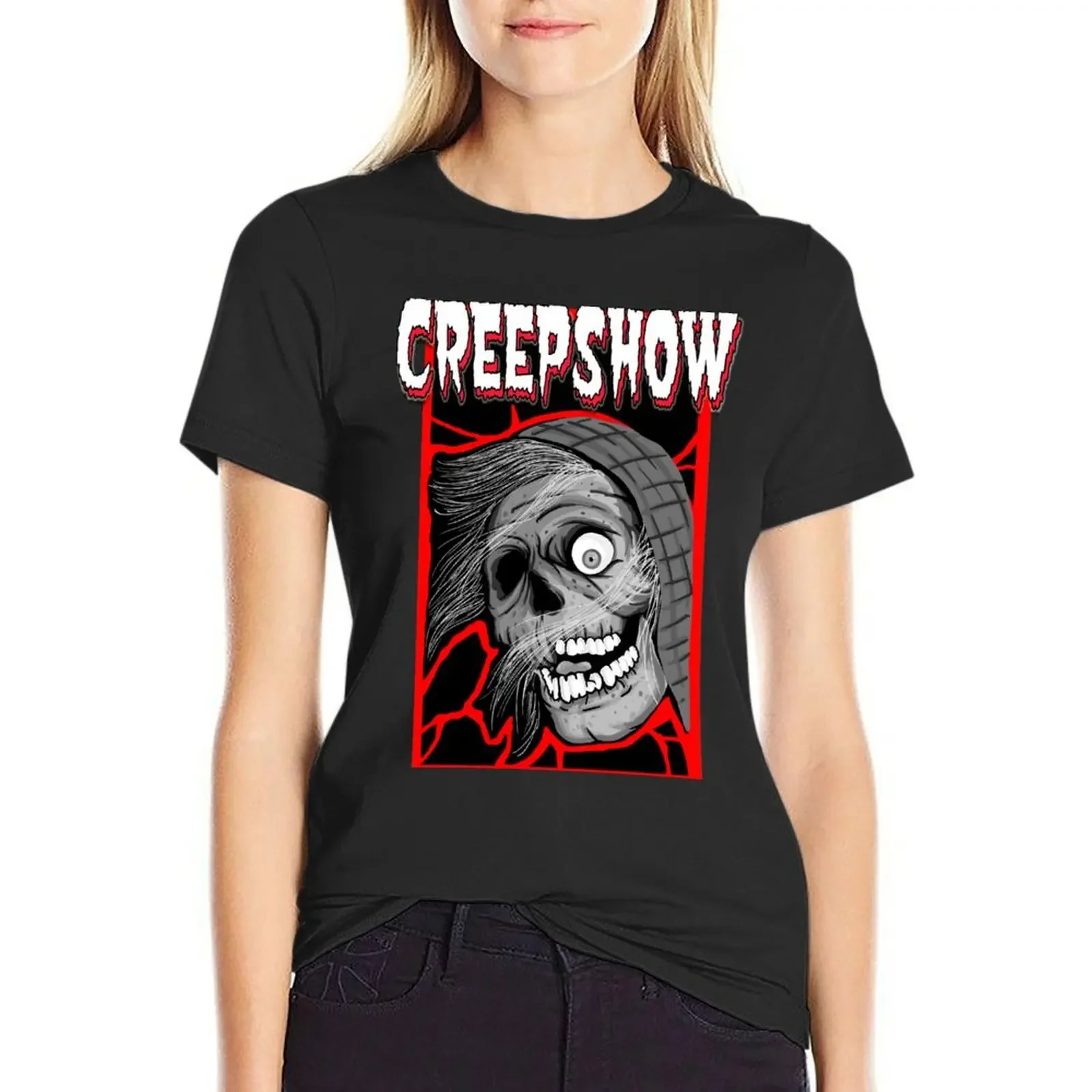 Creeshow poster art T-Shirt sports fans Aesthetic clothing blanks hippie clothes tshirts for Women
Creeshow poster art T-Shirt sports fans Aesthetic clothing blanks hippie clothes tshirts for Women
