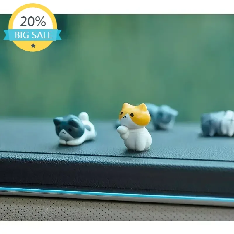 NEW 6 Pcs/Set PVC Cartoon Lucky Cat Figurines for Car Dashboard, Plant Pots, and Screen Edge Decor Decorations Miniatures Gift
NEW 6 Pcs/Set PVC Cartoon Lucky Cat Figurines for Car Dashboard, Plant Pots, and Screen Edge Decor Decorations Miniatures Gift
