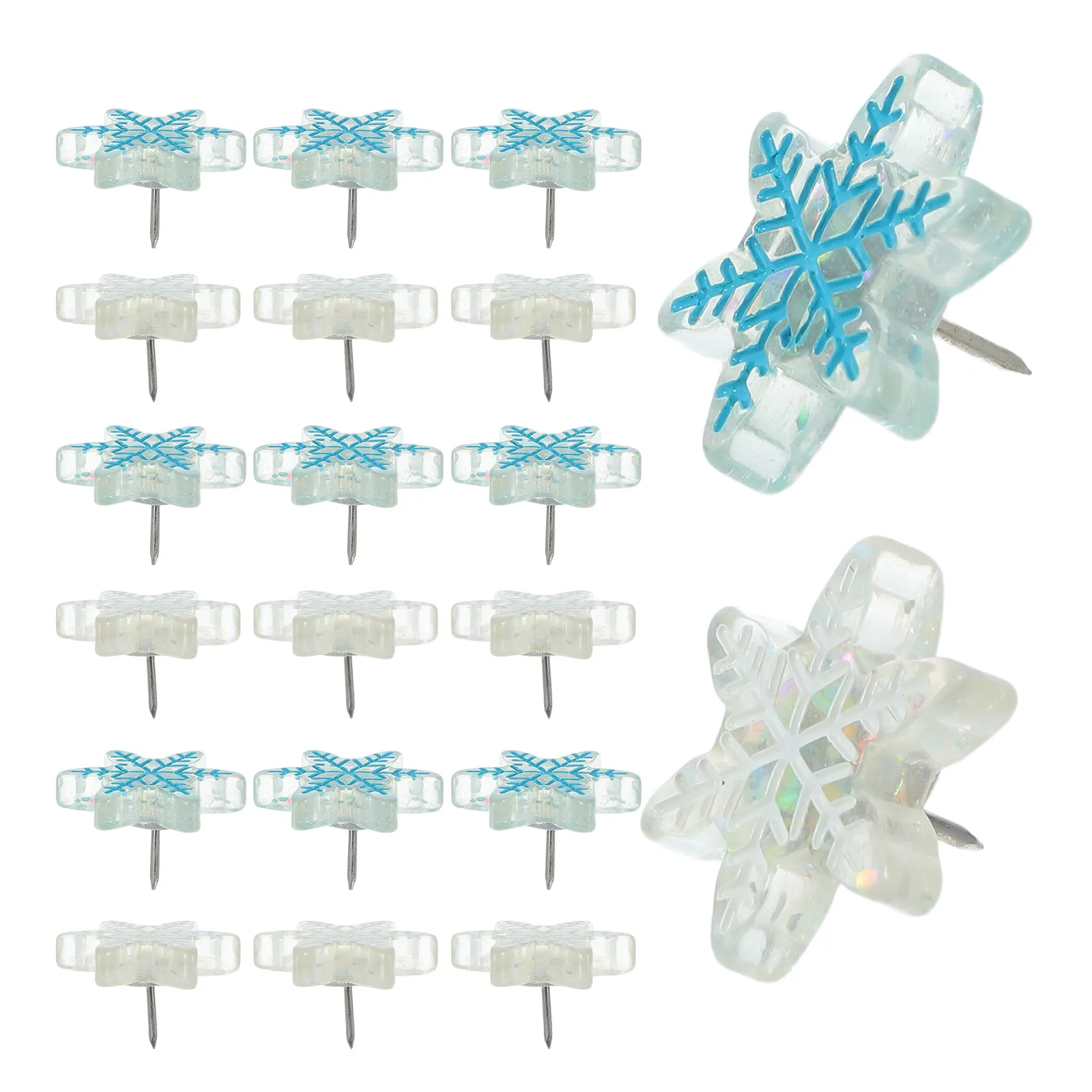 30Pcs Christmas Push Pins Snowflake Thumb Tacks for Bulletin Board Office Home Winter Party Wall Decorations Christmas Push Pins
30Pcs Christmas Push Pins Snowflake Thumb Tacks for Bulletin Board Office Home Winter Party Wall Decorations Christmas Push Pins