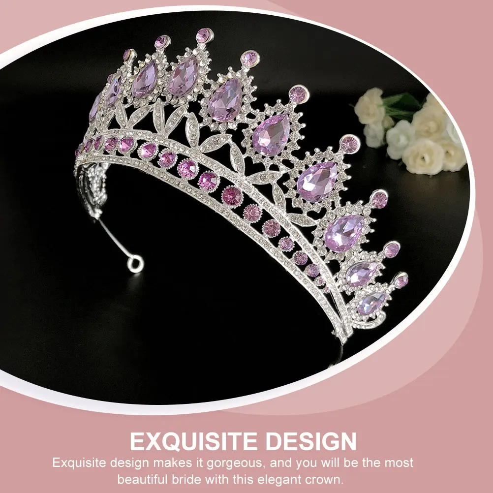 Bridal Tiara Alloy Rhinestone Crown Wedding Hair Ornament Wedding Crown Headdress Durable Headdress Bride Banquet Celebration
Bridal Tiara Alloy Rhinestone Crown Wedding Hair Ornament Wedding Crown Headdress Durable Headdress Bride Banquet Celebration