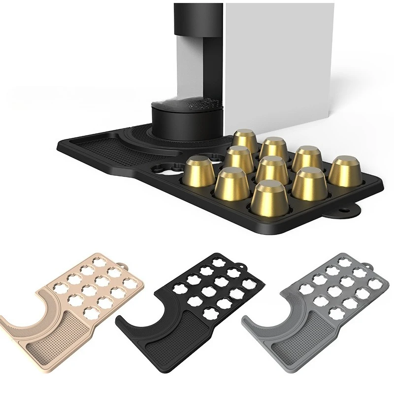 Silicone Coffee Capsule Holder Countertop Mat Household Anti-slip Anti-drip Coffee Storage Capsule Coffee Machine Mat
Silicone Coffee Capsule Holder Countertop Mat Household Anti-slip Anti-drip Coffee Storage Capsule Coffee Machine Mat