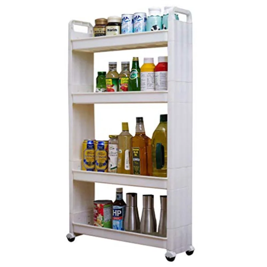 Slim Storage Cart Between Washer Dryer Cabinet Rolling Shelf Slide Out Tower Narrow Space Organizer Rack with Wheels for Laundr
Slim Storage Cart Between Washer Dryer Cabinet Rolling Shelf Slide Out Tower Narrow Space Organizer Rack with Wheels for Laundr