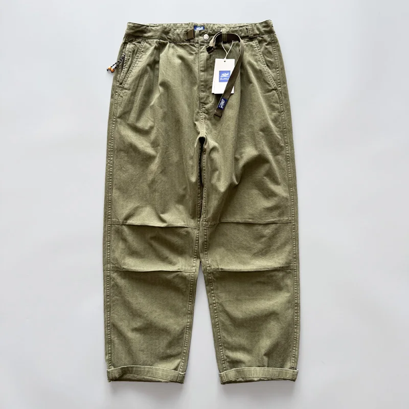 Japanese Relaxed Straight-Leg Pants - 330gsm Heavyweight Bone Stripe Weave 100% Cotton Trousers 2025 Autumn Vintage Workwear
Japanese Relaxed Straight-Leg Pants - 330gsm Heavyweight Bone Stripe Weave 100% Cotton Trousers 2025 Autumn Vintage Workwear