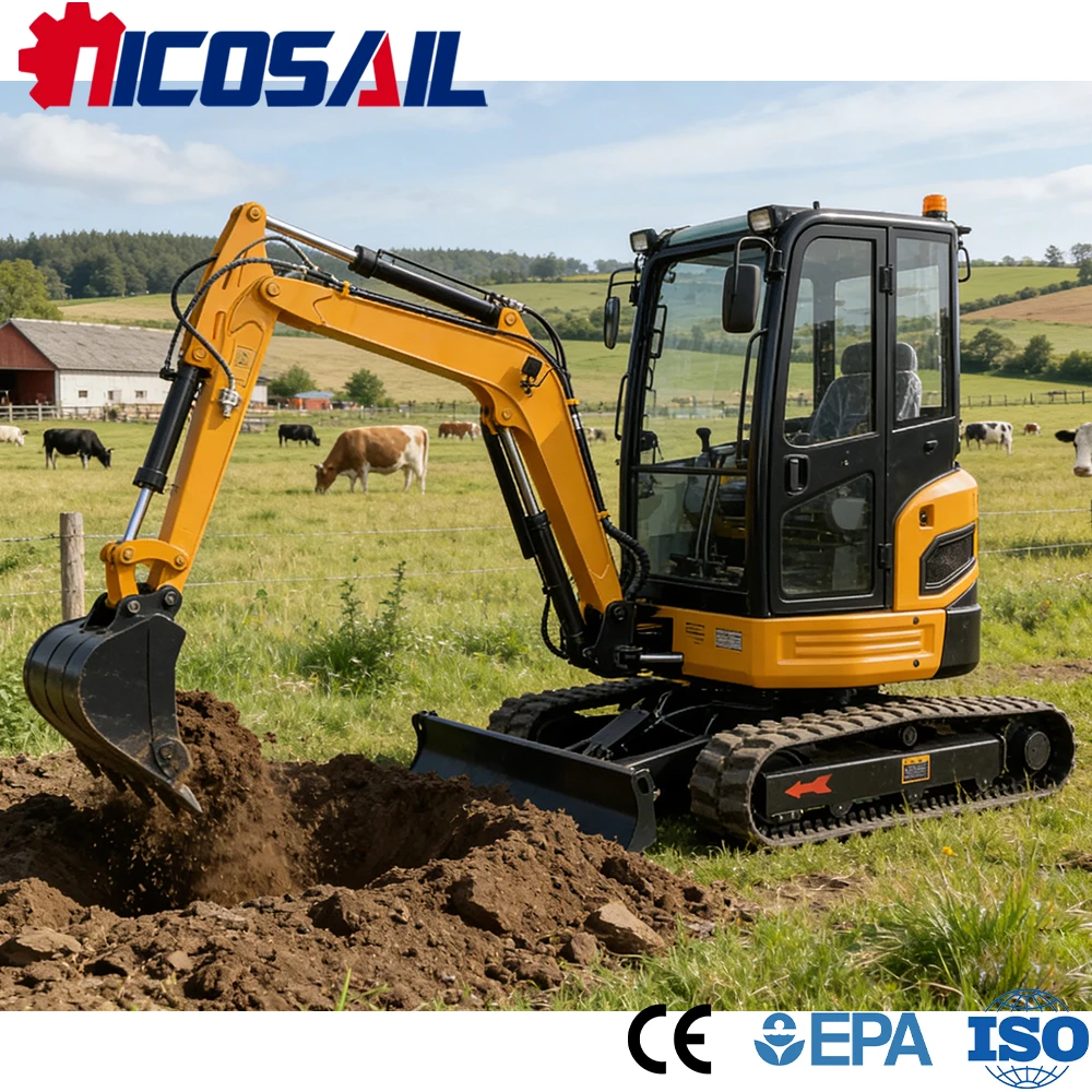2.5 Ton Small Digger CE Certified Euro 5 User Friendly Design Smooth Operation for Farm Orchard Use
2.5 Ton Small Digger CE Certified Euro 5 User Friendly Design Smooth Operation for Farm Orchard Use