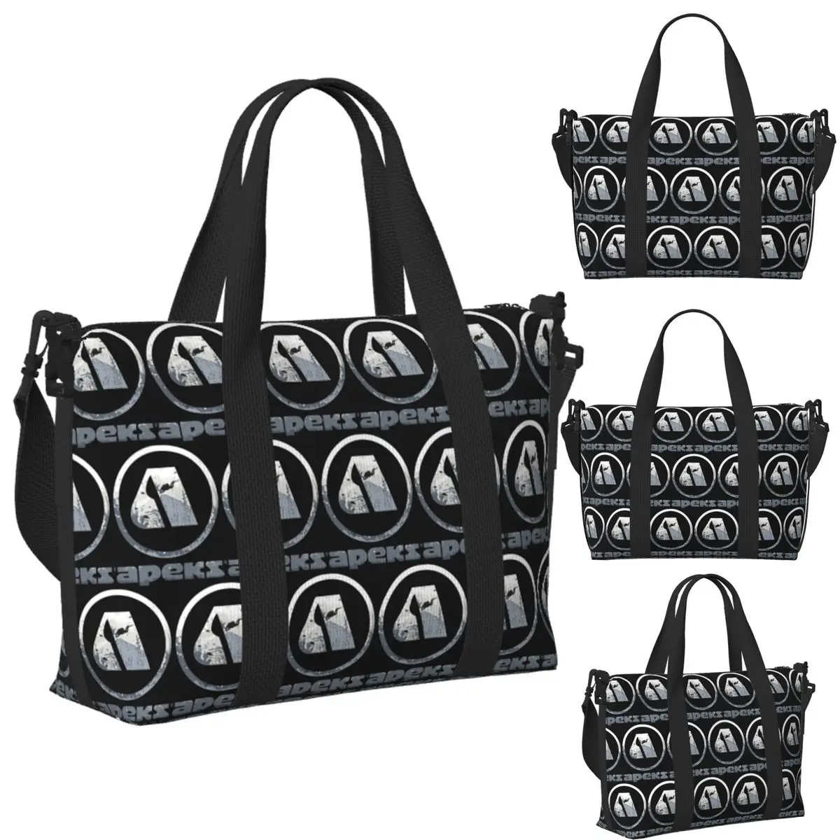 Custom A For Apeks Beach Travel Bag Large Capacity Tote Bags for Gym Sport Women Shopping Duffle Shoulder Bag
Custom A For Apeks Beach Travel Bag Large Capacity Tote Bags for Gym Sport Women Shopping Duffle Shoulder Bag
